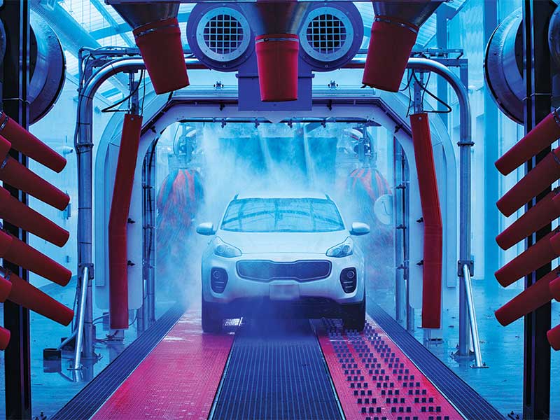 Engineer with tablet